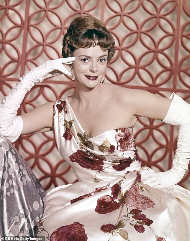 The New York¿born actress made her stage debut at just eight years old in the 1933 production of Peter Ibbetson and appeared on screen by age 13 in MGM¿s A Christmas Carol, alongside her parents, Gene and Kathleen Lockhart; (pictured in 1964)