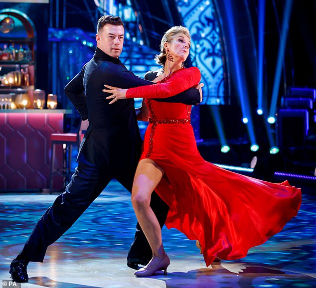 ON THE DANCEFLOOR: Kaye Adams took part in Strictly Come Dancing in 2022