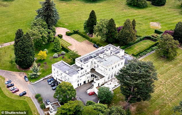 Prince Andrew is facing mounting pressure to quit Royal Lodge (pictured) before the Prince and Princess of Wales move into their new home