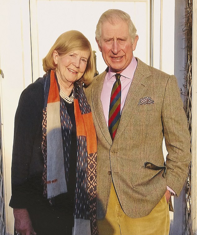 Lady Glenconner with the King. Charles visited Lady Glenconner's family home Holkham Hall in Norfolk often as a child