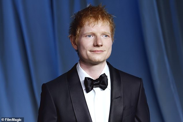Ed Sheeran attends the 2025 Academy Museum Gala at Academy Museum of Motion Pictures on October 18, 2025 in Los Angeles, California