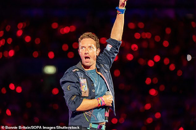 Chris Martin (pictured) is thought to have split from American actress Dakota Johnson last month