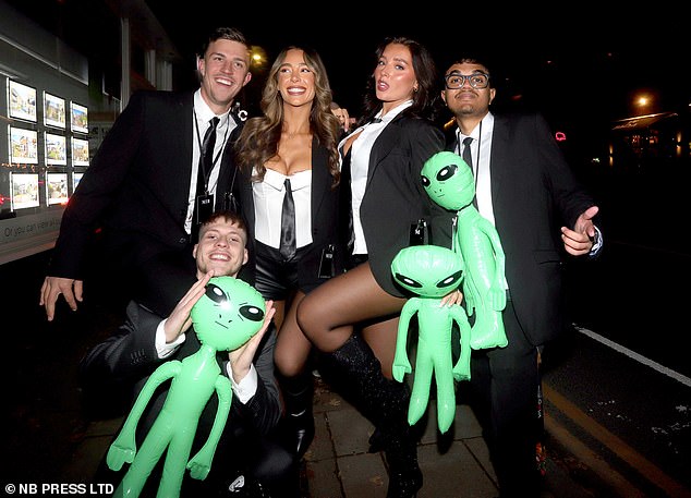 LEEDS: This group decided to dress as secret agents who monitor and police extraterrestrials