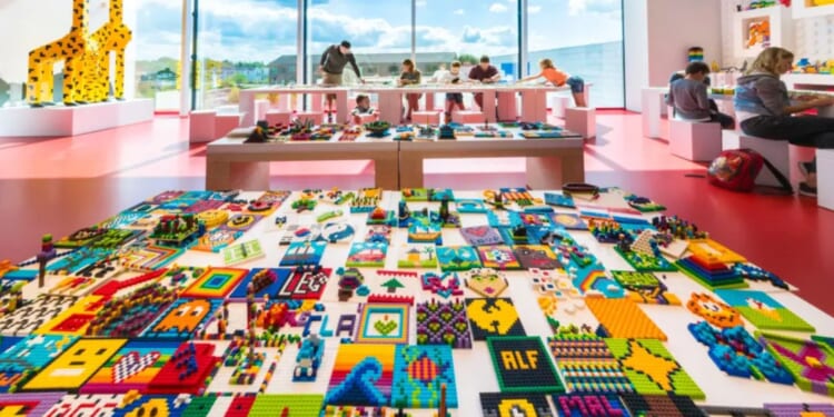 We visited Denmark's Lego House