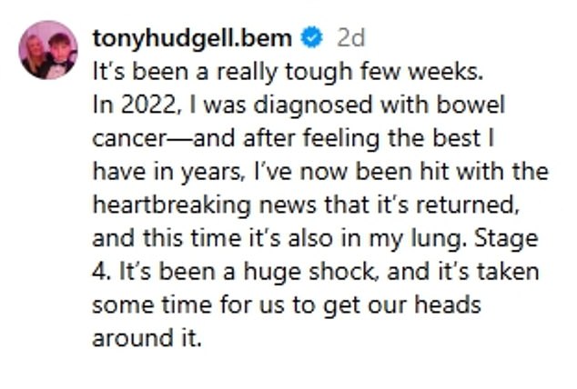 Paula took to her Instagram to release the above statement in July regarding her recent diagnosis