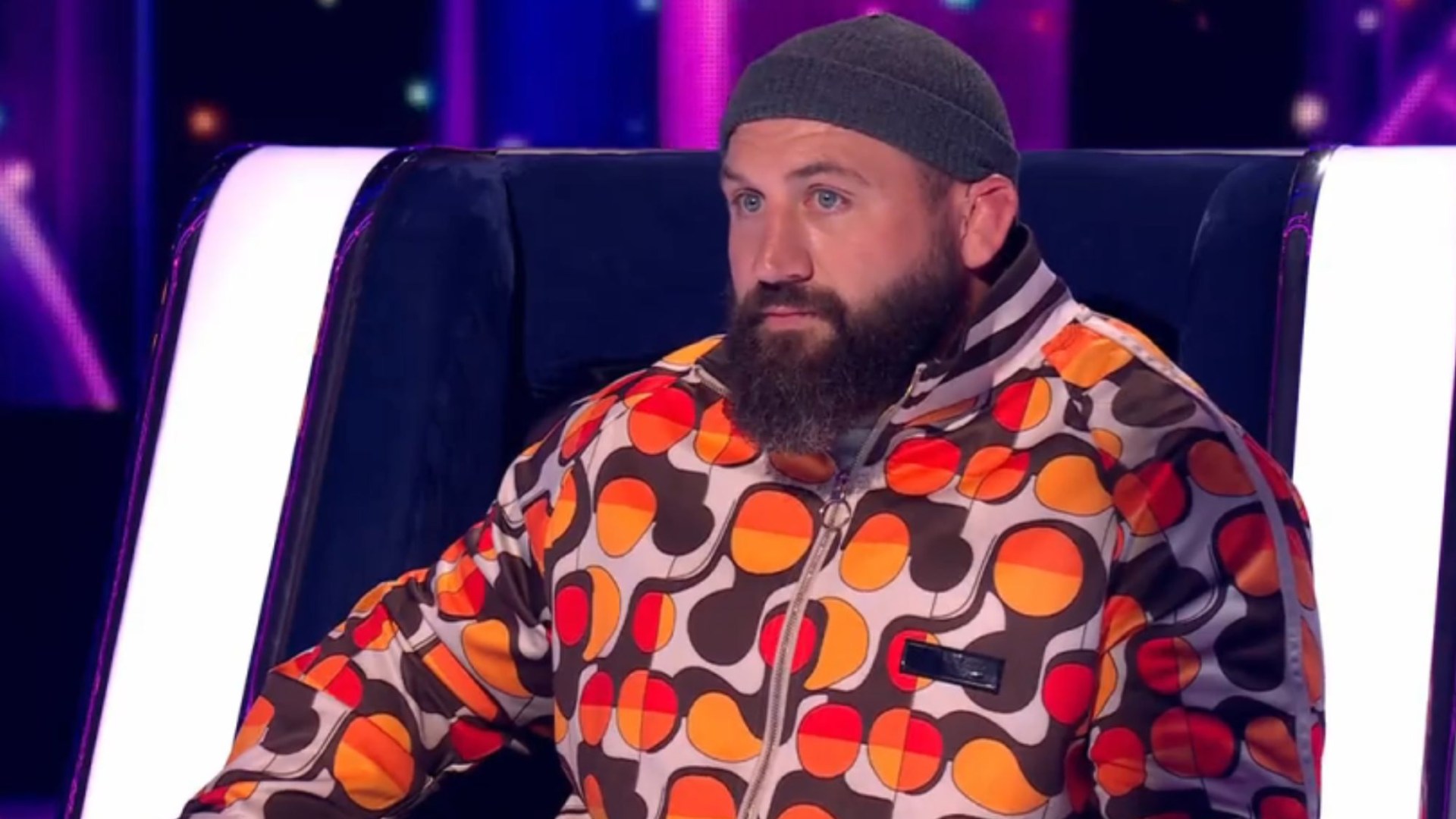 Watch as Celeb Traitors' Joe Marler struggles to answer Sugababes question on The Wheel