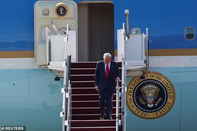 Trump arrived in Malaysia's capital city, Kuala Lumpur, on Sunday morning local time