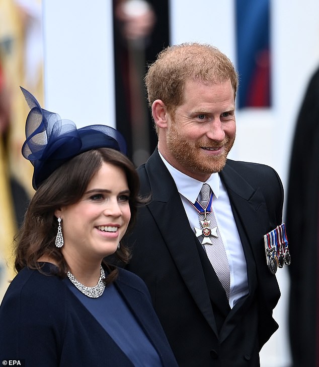 'Out of all the Queen's grandchildren, Harry and Eugenie have one of the most natural connections,' Omid Scobie and Carolyn Durand wrote in Finding Freedom