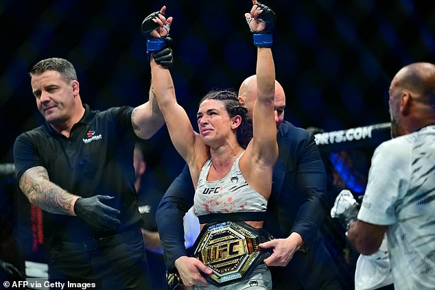 However, she still emerged victorious and claimed her maiden UFC title in Abu Dhabi