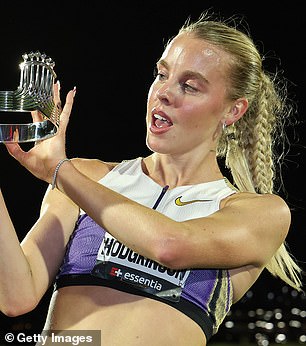 It came after she triumphed  at the all-female Athlos event in New York last Friday