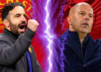 Gary Neville hails Ruben Amorim's 'best week' as Man Utd go above Liverpool after struggling Slot's 'worst display'