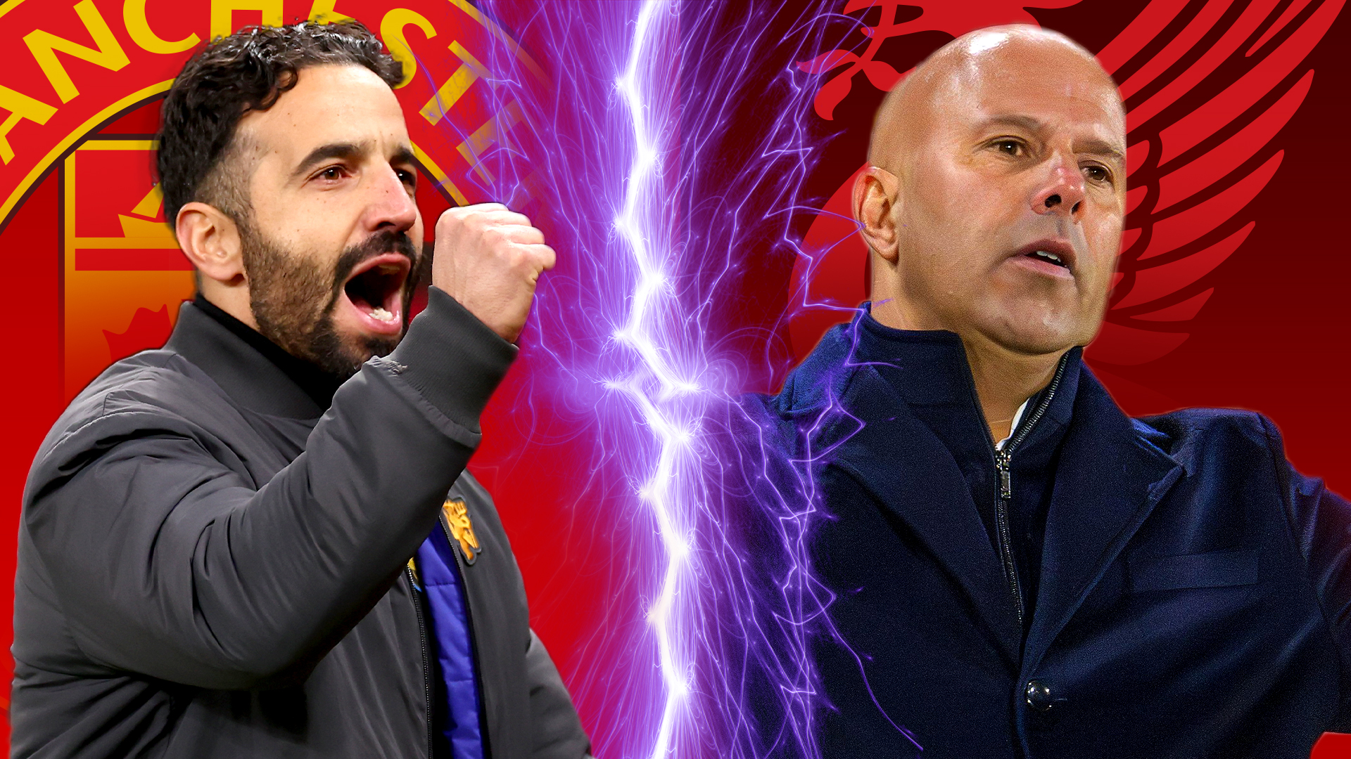 Gary Neville hails Ruben Amorim's 'best week' as Man Utd go above Liverpool after struggling Slot's 'worst display'