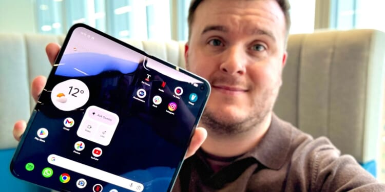 I tried Google's best foldable phone yet with huge hidden screen & battery boost