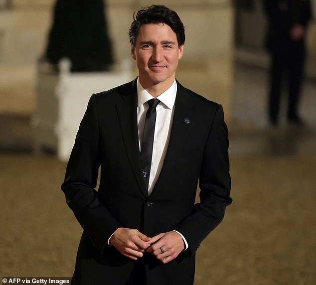 On Saturday night, the couple were spotted out together in Paris, France celebrating the Teenage Dream singer's 41st birthday, as per video obtained by TMZ; Trudeau seen in February in Paris