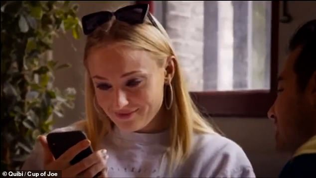 Sophie looked thrilled as she held back tears, 'I'm not going to cry on camera' she said, before holding her hands to her face and passing Joe his phone back