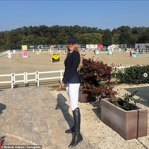 Meanwhile, his wife Melanie is an ex-elite pole vaulter turned show jumper, who spends her time in Monaco