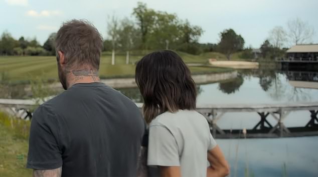 And their new Aussie neighbours might feel right at home as Victoria and David were spotted with their own private beach on their land, which they are accused of failing to mention in an application for their home