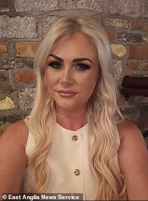 Amanda Adeba, 39, opposed to migrants housed in the Citywest hotel