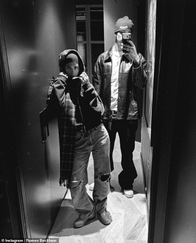 Romeo confirmed he's back together with his ex-girlfriend Kim Turnbull as he shared an Instagram selfie together last week