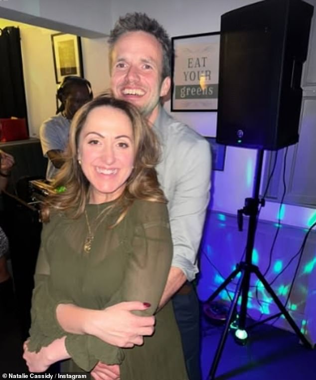 Later in the evening, Natalie shared a picture to her Story of her and Marc hugging on the dancefloor while at a party