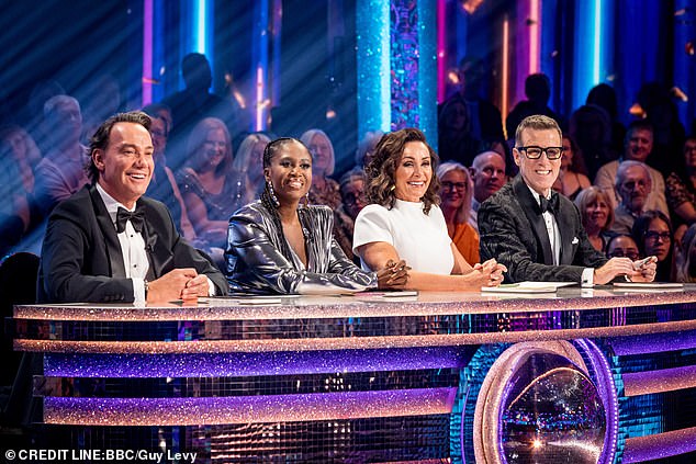 The deciding vote, which has previously always been cast by head judge Shirley, now alternates between her and her fellow judges, from left, Craig Revel Horwood, Motsi Mabuse and Anton du Beke