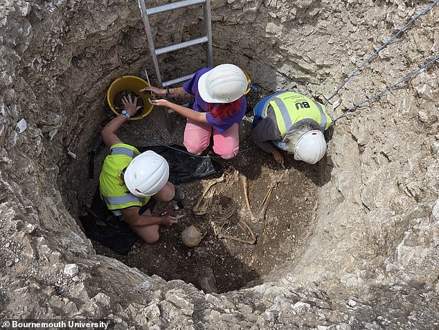 The excavation took place at Winterborne Kingston, near Bere Regis, in Dorset