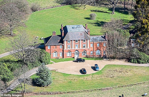 It comes as William and Kate are set to move with their three children to Forest Lodge (pictured) - in Windsor Great Park and a stone's throw from Royal Lodge - next month