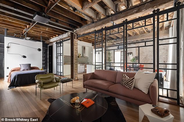 The home is part of the Shepherd & Newman printery conversion, a warehouse built in the early 1900s that has since been adapted into just nine residences