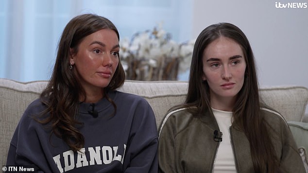 Ffion (R), who had still been living with her mother, had recently discovered she was pregnant with her first child