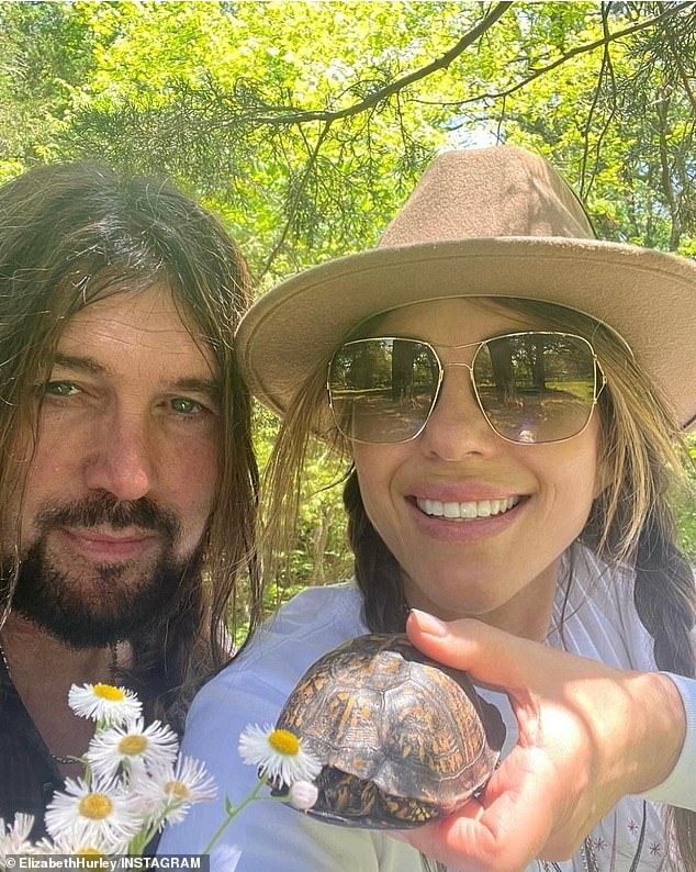 Hurley said: 'It's so beautiful. Funnily enough, it actually looks a lot like England. Probably the equivalent of Surrey' (pictured April 20)