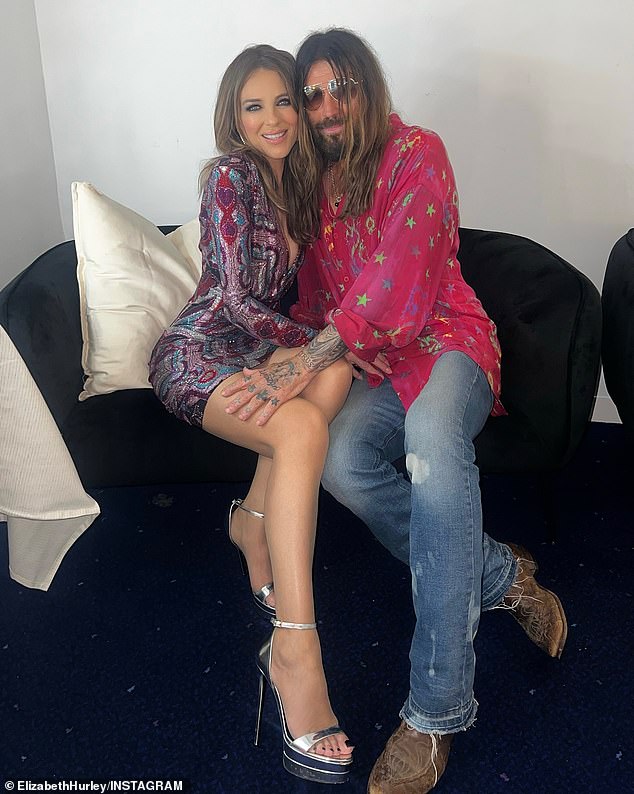 'Yes, Billy Ray is fabulous,' the British 60-year-old gushed to The Sunday Times. 'We're very happy, very happy' (pictured June 20)