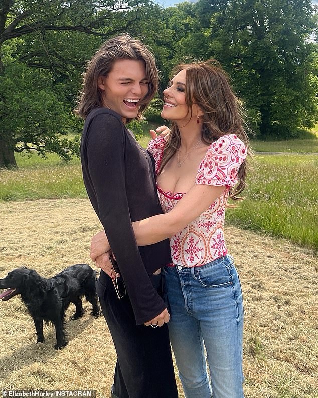 'Damian and Miley have met,' Hurley noted. 'Billy's kids are great and Billy has spent a lot of time with Damian. Everyone loves everyone, it's lovely' (pictured June 13)