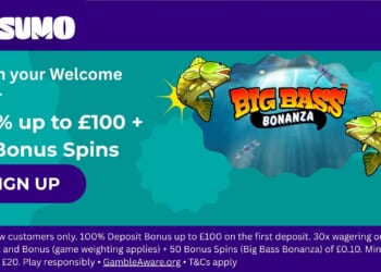 Get a 100% bonus up to £100 + 50 bonus spins