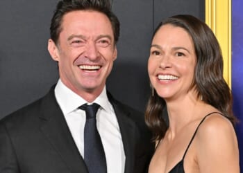 Hugh Jackman, 57, makes red carpet debut with girlfriend Sutton Foster, 50, after split from wife