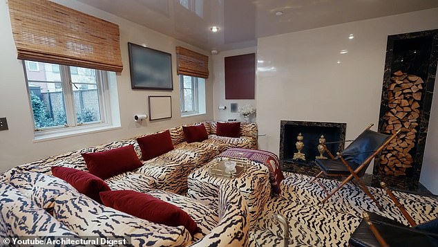 The stunning New York abode Lily is leaving behind features an eye-catching tiger-print media room and a luxury kitchen inspired by The Godfather