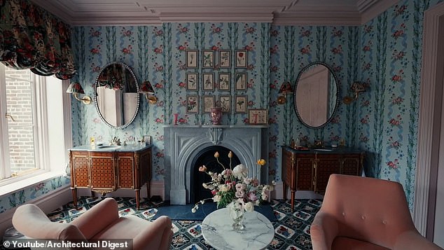 While it also boasts floral Parisian-inspired rooms and a stunning walk-in wardrobe filled with designer goods