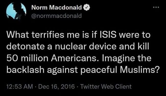 The Norm Macdonald Candidate – HotAir