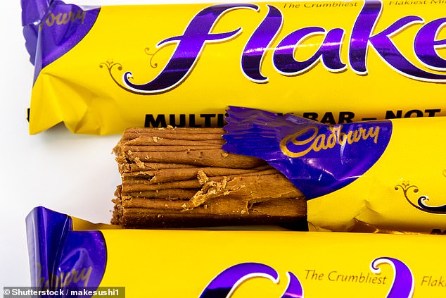 Cadbury Flake will feature in the Heroes tub for the first time, but only in a limited number of tubs as the company (stock image)