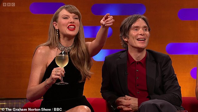 Cillian's son was sweetly spotted in The Graham Norton Show audience by Taylor Swift in a recent episode