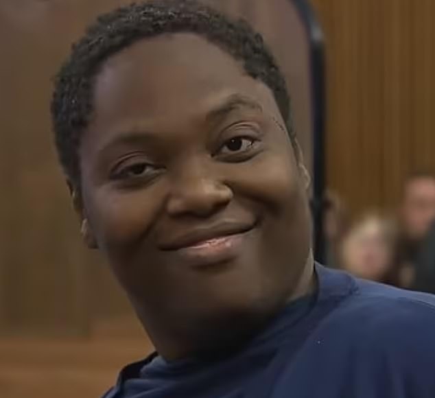 Ellis is seen smirking at a court hearing days after the June 2024 attack. No motive has ever been established and her lawyers have sought to claim that she is insane