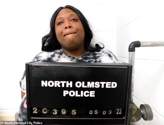 Bionca Ellis, 32, (pictured) was charged with aggravated murder for the shocking and random attack