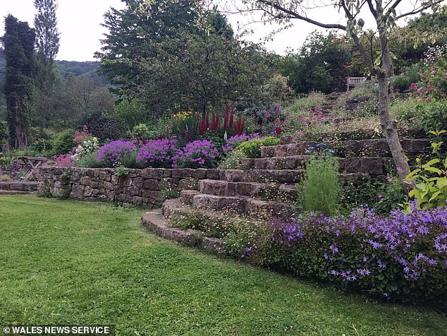 Mr Marsden, who had worked for the couple for seven years, had been contracted to take a quadbike out to spray weedkiller on farmland around the home. Pictured: The gardens