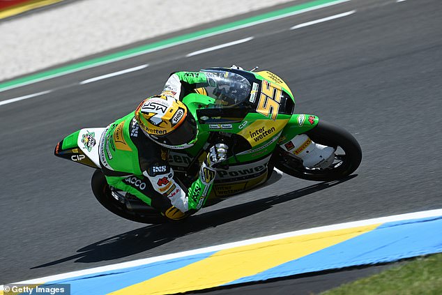 'Noah's a fighter,' said his team CIP Green in a statement released hours after the collision