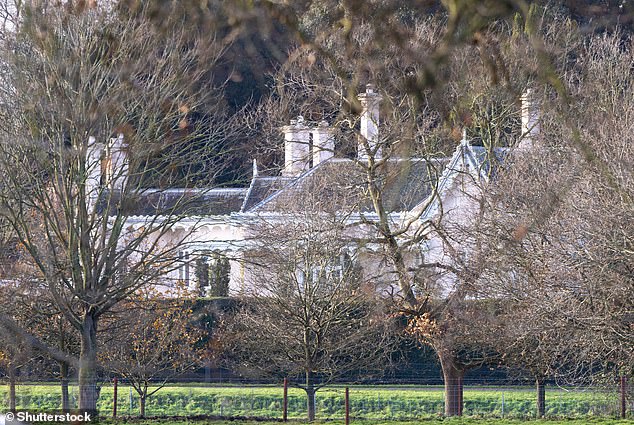 While both Frogmore Cottage and Adelaide Cottage (pictured) are managed by the Crown Estate, each would require Andrew and Sarah to pay a commercially reasonable rent