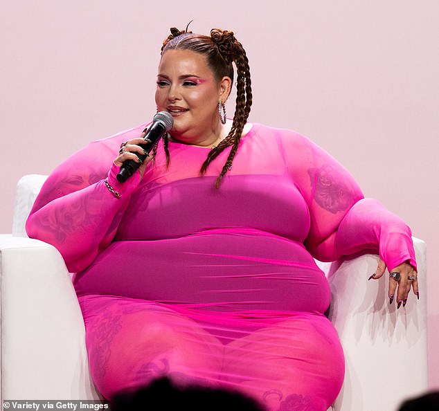 According to Holliday, the man then said that he felt like she 'needed to lose weight.' She's seen in September