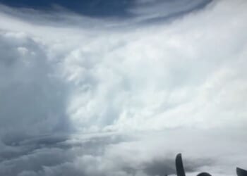 Chilling calm inside eye of 175mph Hurricane Melissa as storm chasers fly through monster barrelling through Caribbean