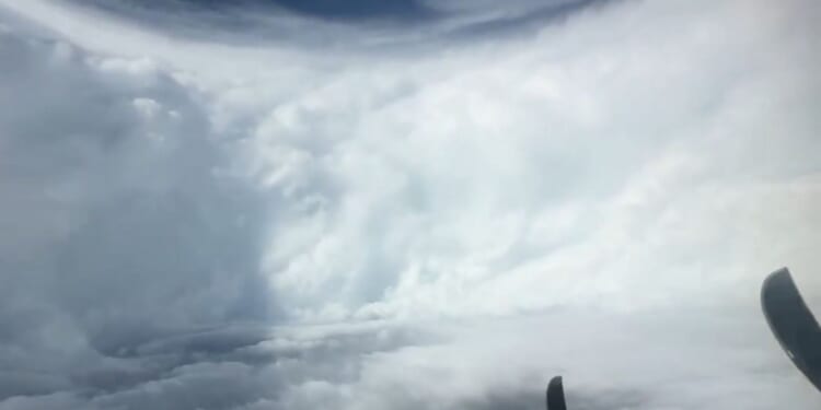 Chilling calm inside eye of 175mph Hurricane Melissa as storm chasers fly through monster barrelling through Caribbean