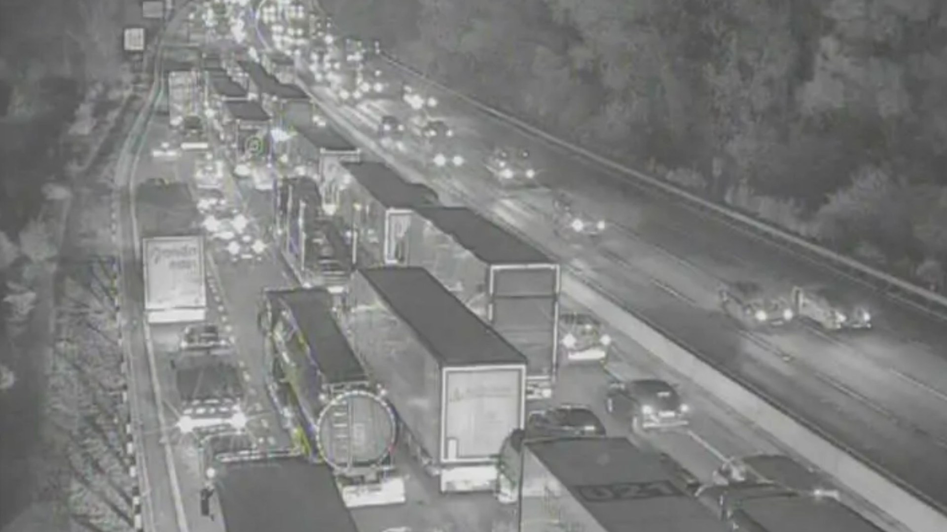 M1 grinds to a halt as 'multi-vehicle crash' sparks chaos for rush hour commuters and half term drivers