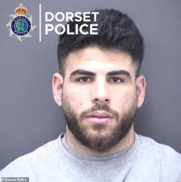 Hana Hassan (pictured), 22, who living in the Britannia Hotel, was one of a 12-strong mob armed with machetes who attacked a shopkeeper in the town following a nightclub dispute. He was jailed for seven years