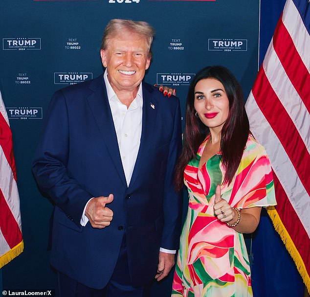 Outspoken Donald Trump ally Laura Loomer took credit for Hamdi's detainment, claiming she reported Hamdi due to 'his documented support for Islamic terrorism'. Loomer is seen with Trump in August 2024